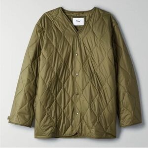 TNA Wicker park liner jacket S moss green